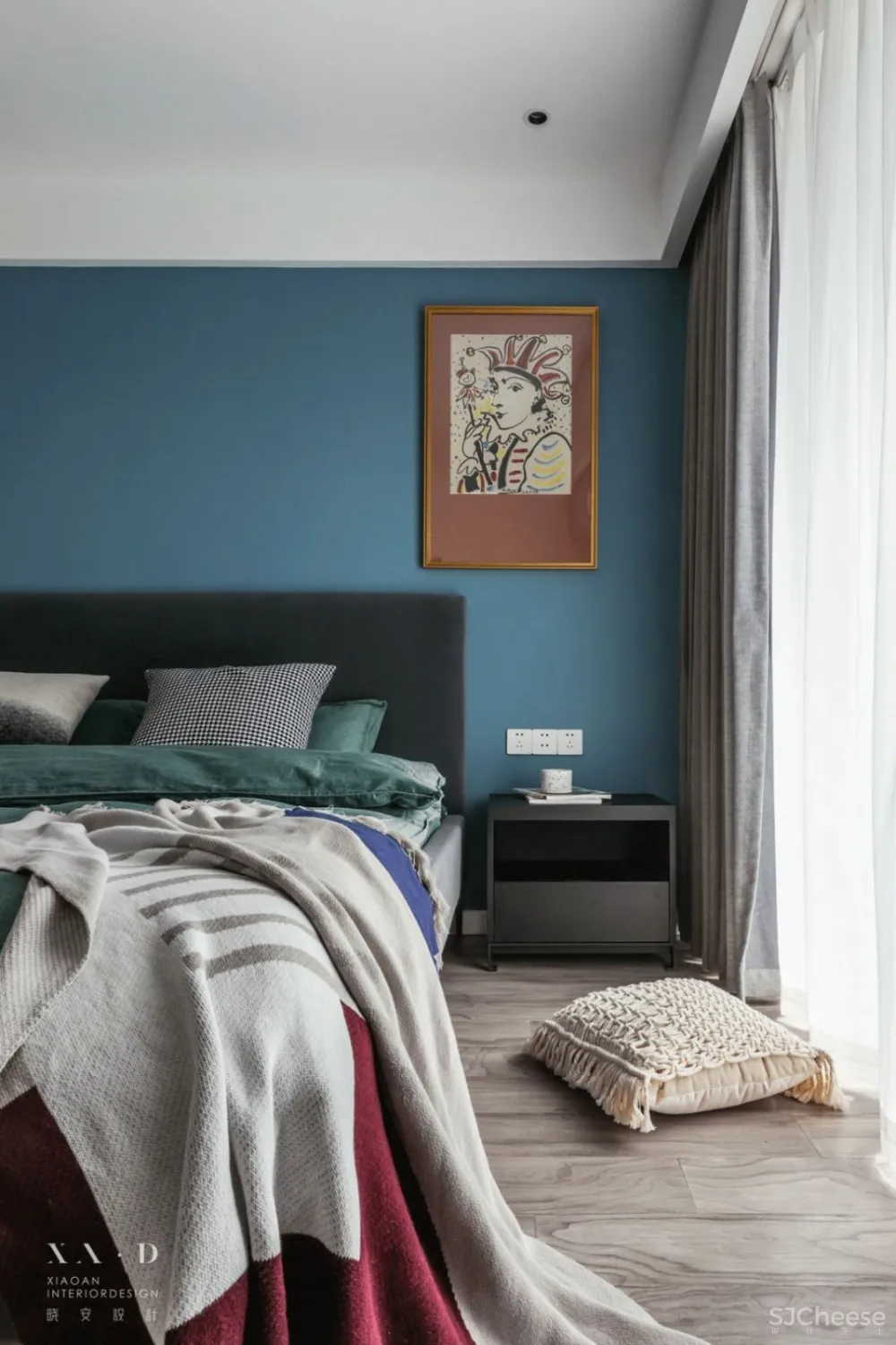 《蓝染》145㎡弥漫浪漫气息的家 晓安设计