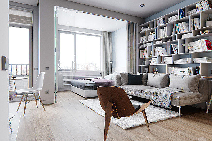 希腊50m²北欧风机能小宅 Sergey Zalozny