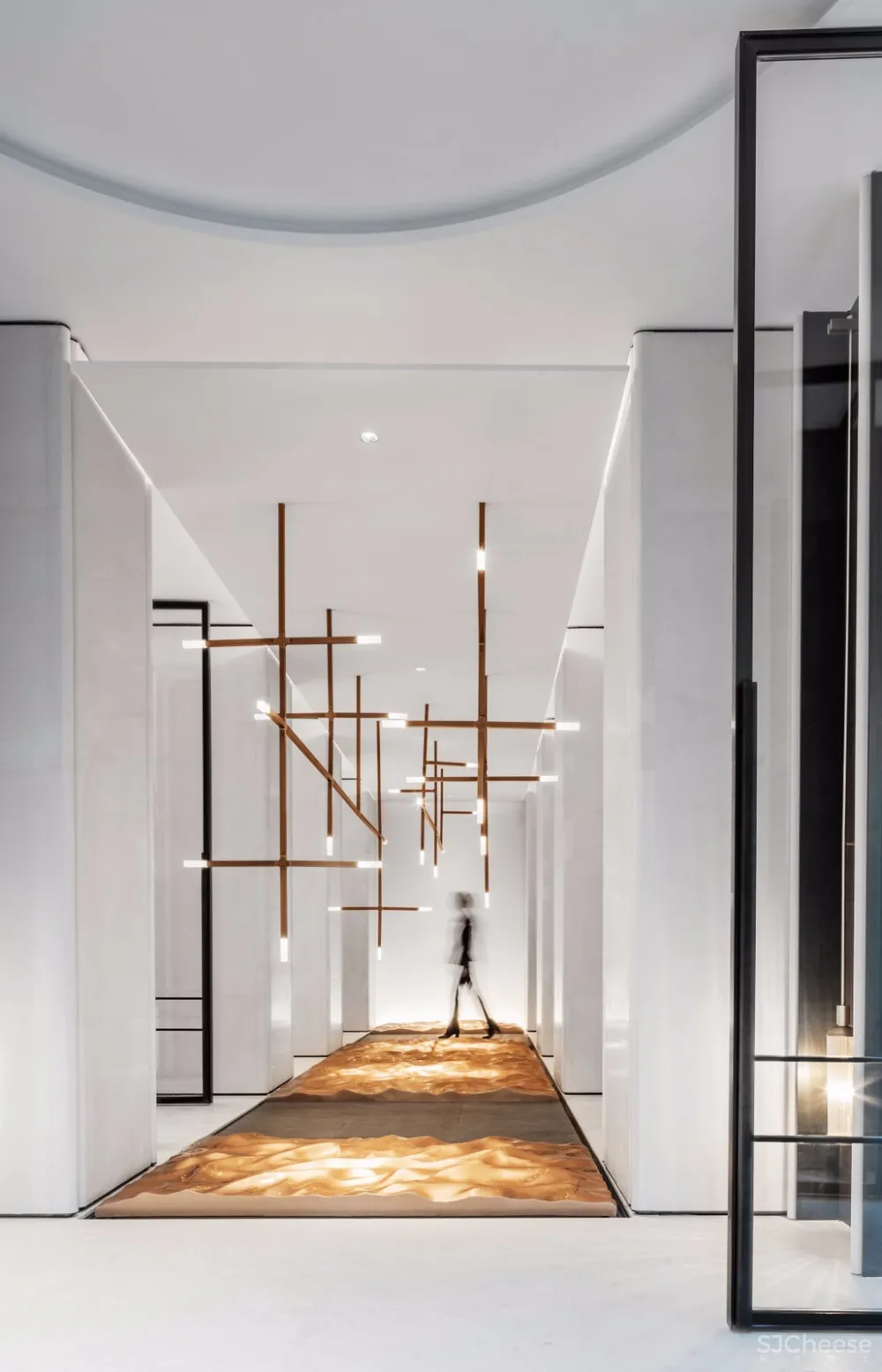 【无间设计最新力作】1200㎡摩登东方营销中心设计落地方案