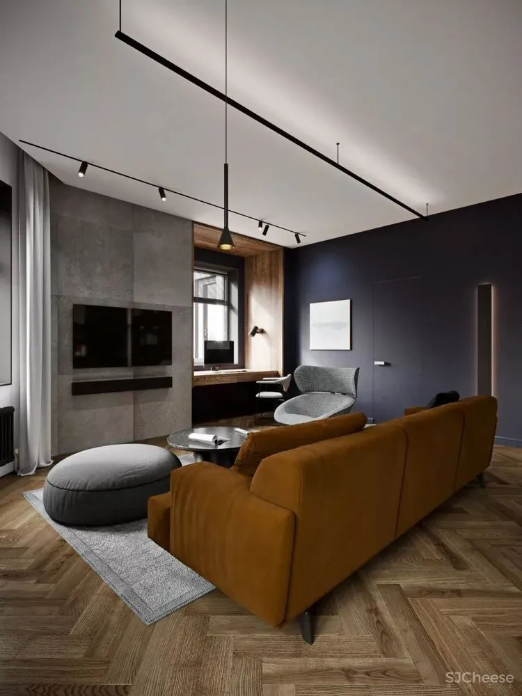 110m²住宅,总给人低调不凡的感觉! Denis Krasikov