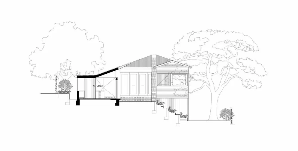 蓝花楹之家，白色住宅体现南澳风情 / SP Studio