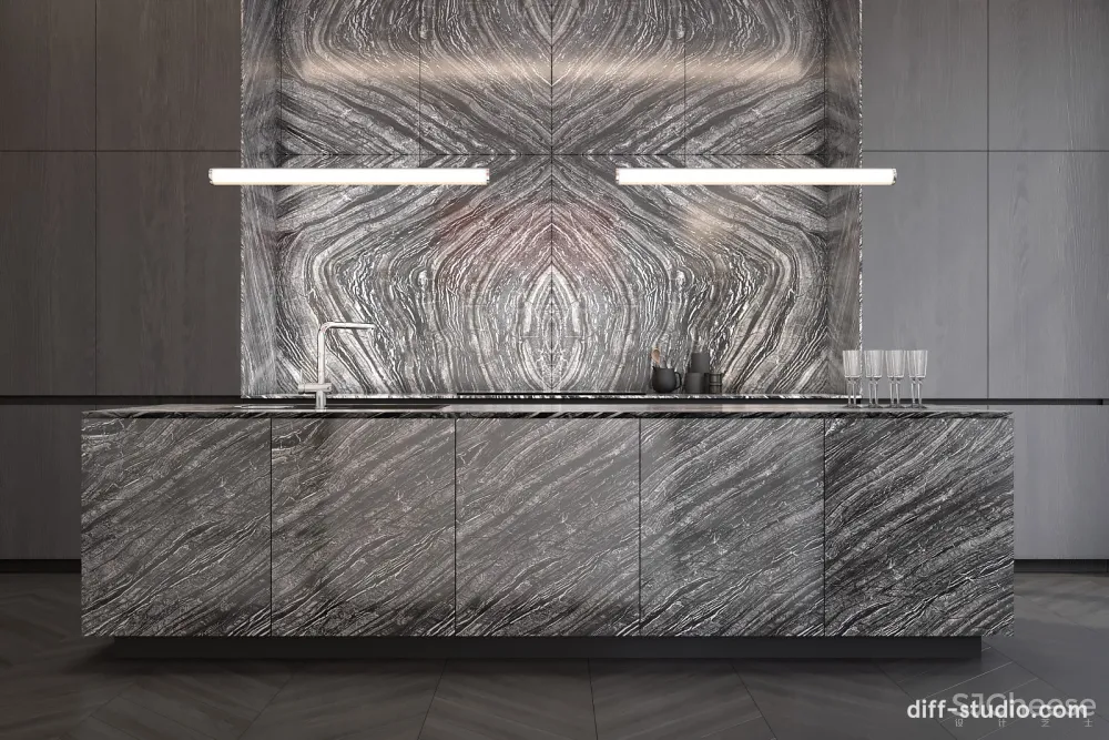 巴黎高级灰质感私宅 Diff.Studio