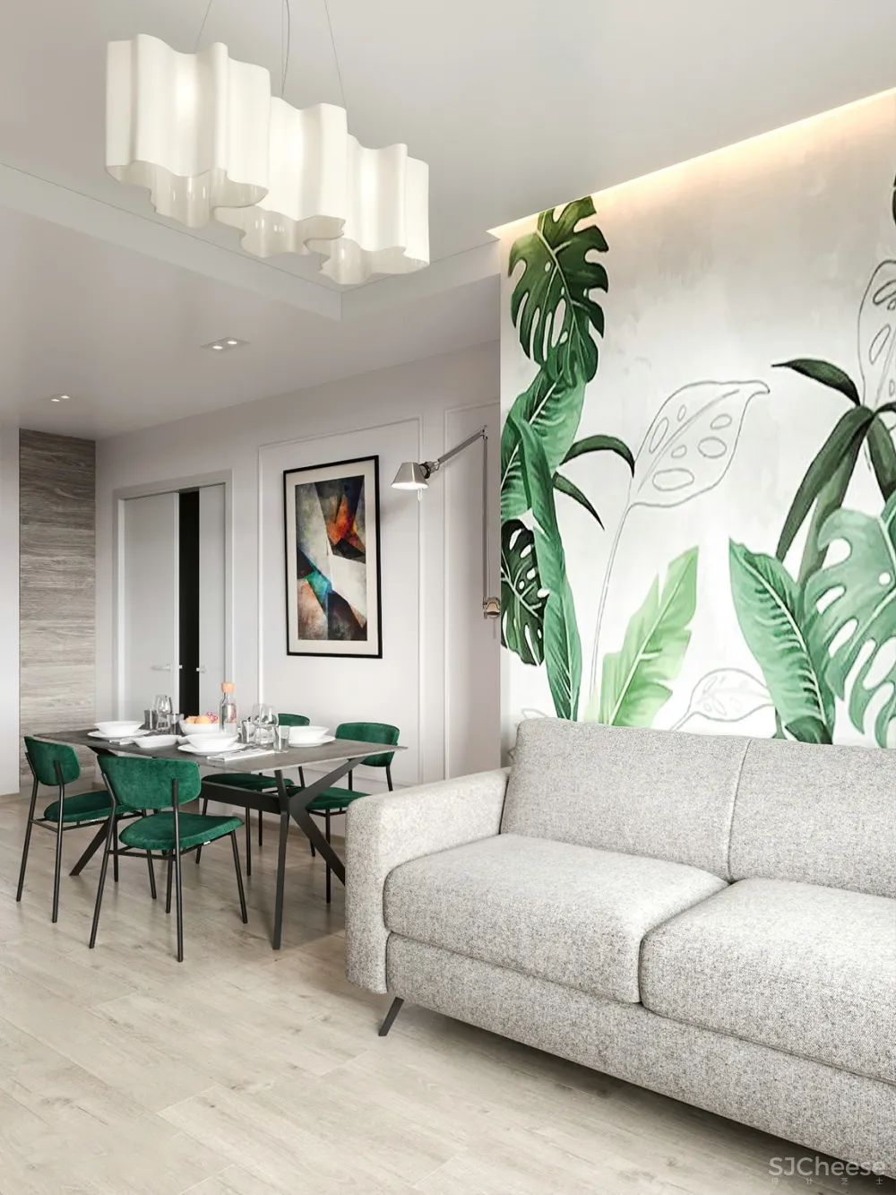 “自然的缤纷色彩”打造清新家居风范