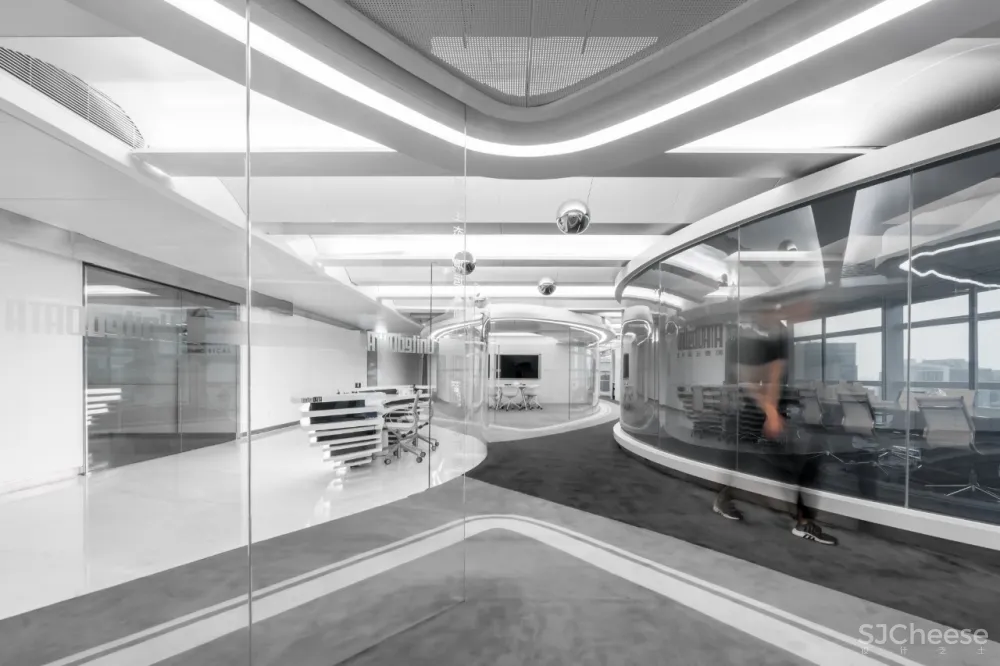 新作 | 广州珠江新城CBD未来总部办公设计,满满的科技感