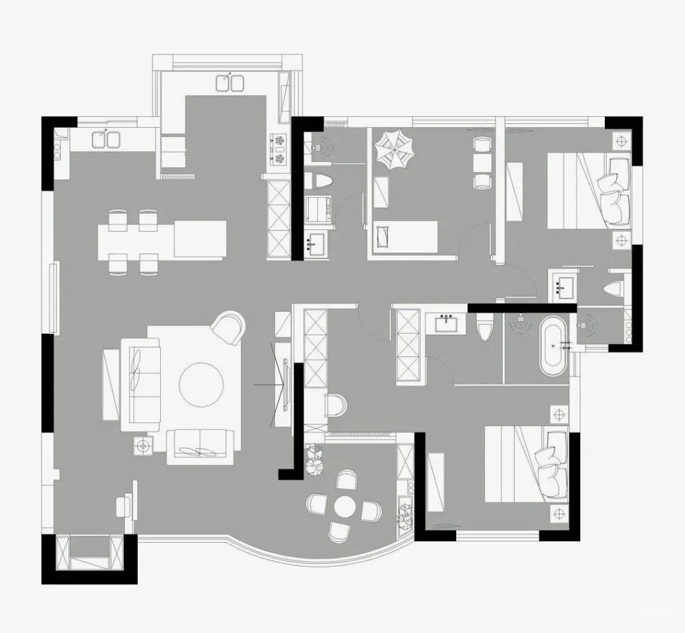 165㎡里的爱情故事/吹着海风/看看电影/沉浸于两个人的浪漫