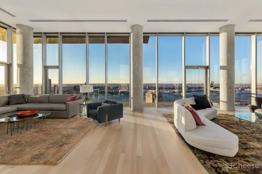 售价2亿的顶层公寓丨装修的不像精装房