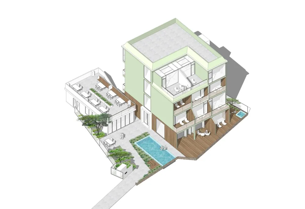 青骊拂晓酒店 / 间外建筑工作室