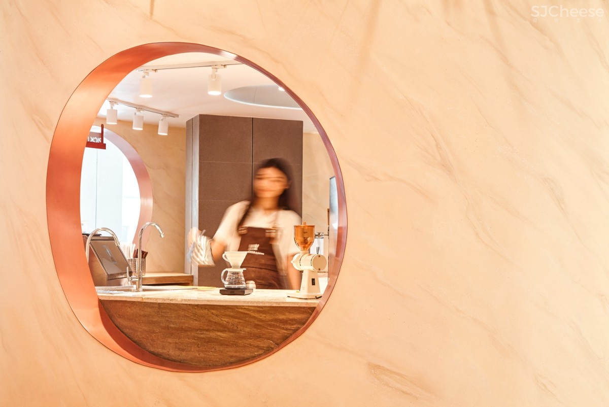 “兔子洞”抽象形式与自然元素的结合，Casa Lapin咖啡店 Taste Space