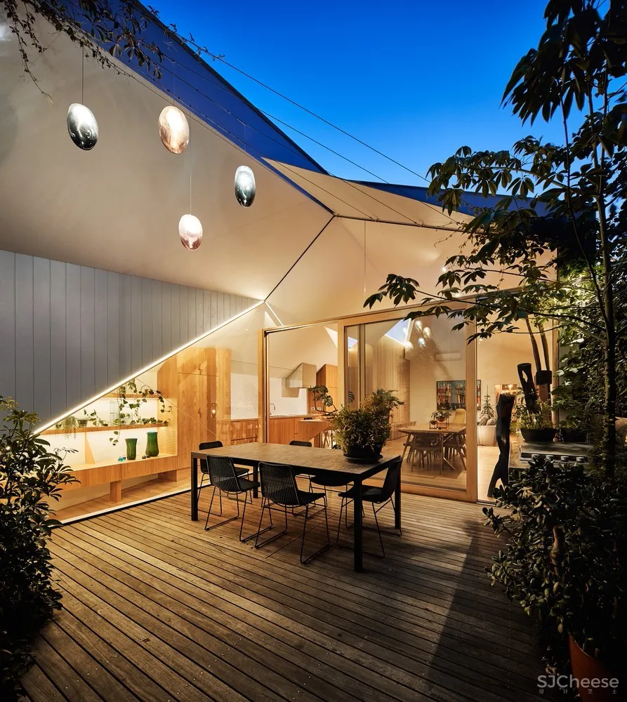 原木+几何元素丨让家更有设计感