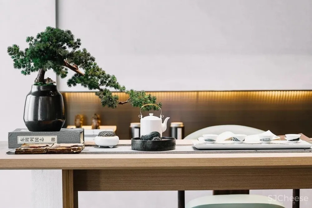 501㎡高雅简奢别墅样板间丨整个空间都弥漫着一种对艺术充满热爱