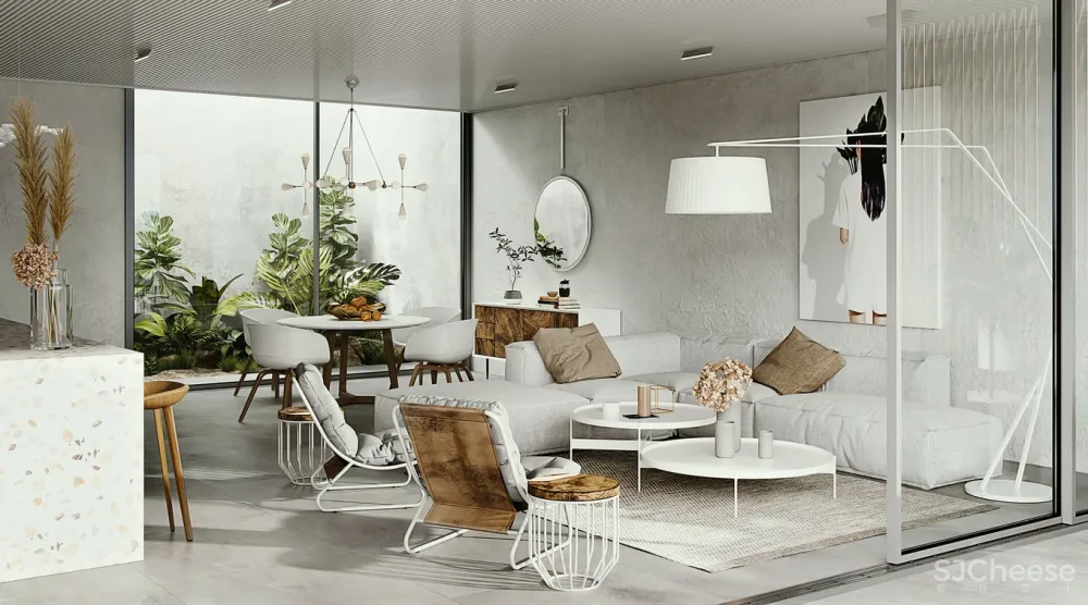 在自然中生活，新波西米亚风格设计