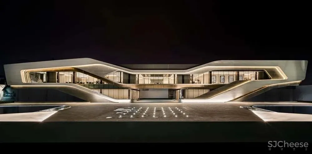 【新作】从建筑、景观、室内、软装四位一体的整体化全方位售楼中心设计