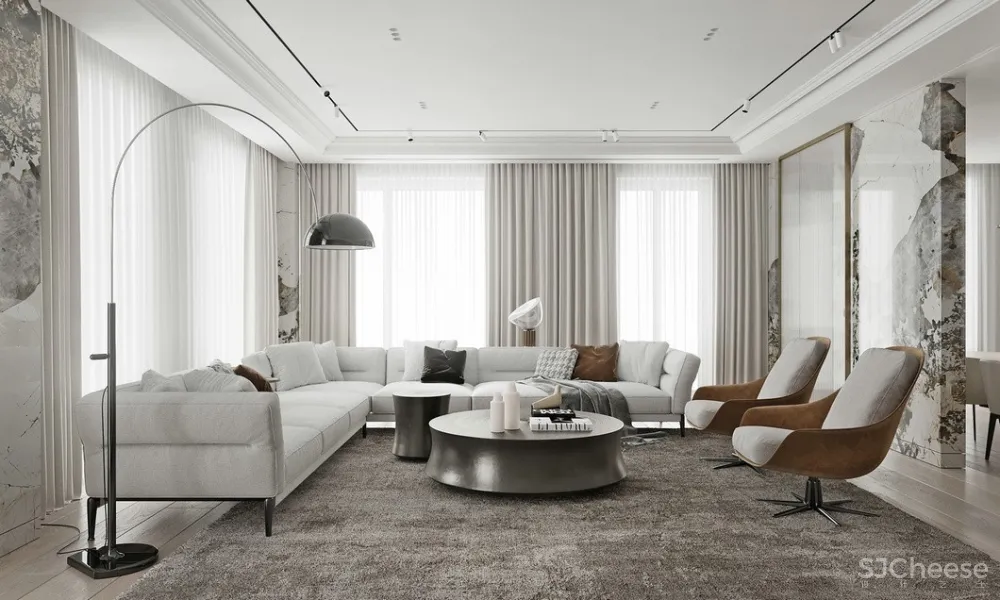 TOL'KO interiors 新作 | 高级灰+大理石