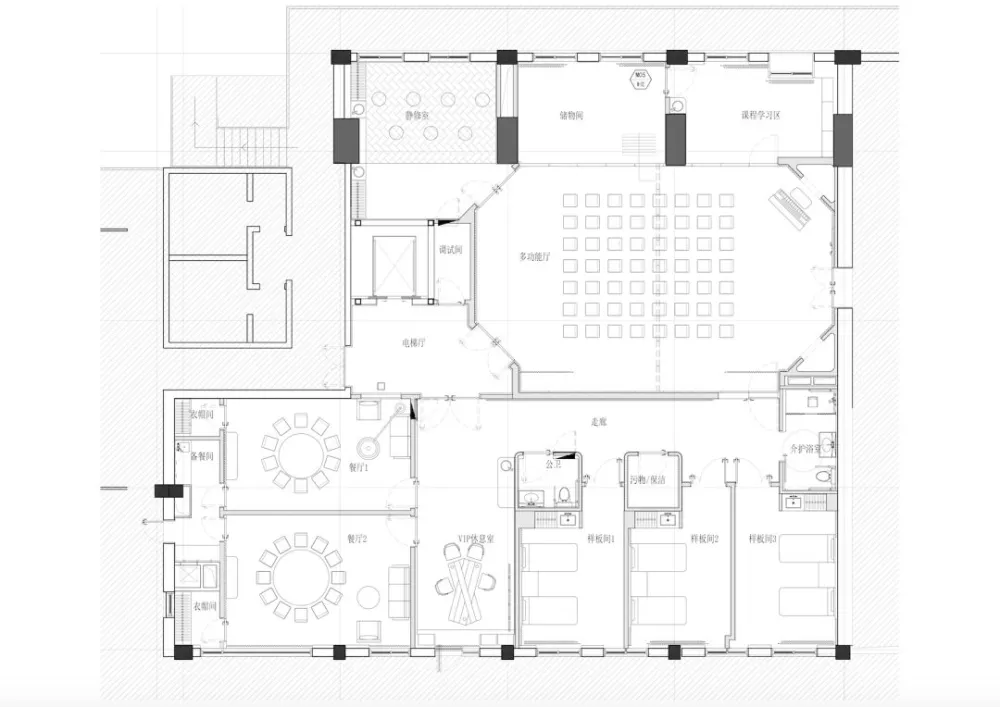 一场情绪与空间的对话,北京同仁堂粹和康养体验中心 AFFD设计事务所