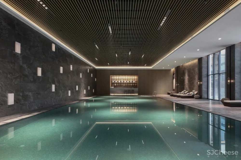 造价6500/㎡顶级售楼中心设计丨呈现出空间美感契合的精美质感