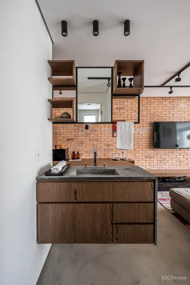 圣保罗一位年轻单身汉的49㎡现代风小公寓 Rafael Zalc