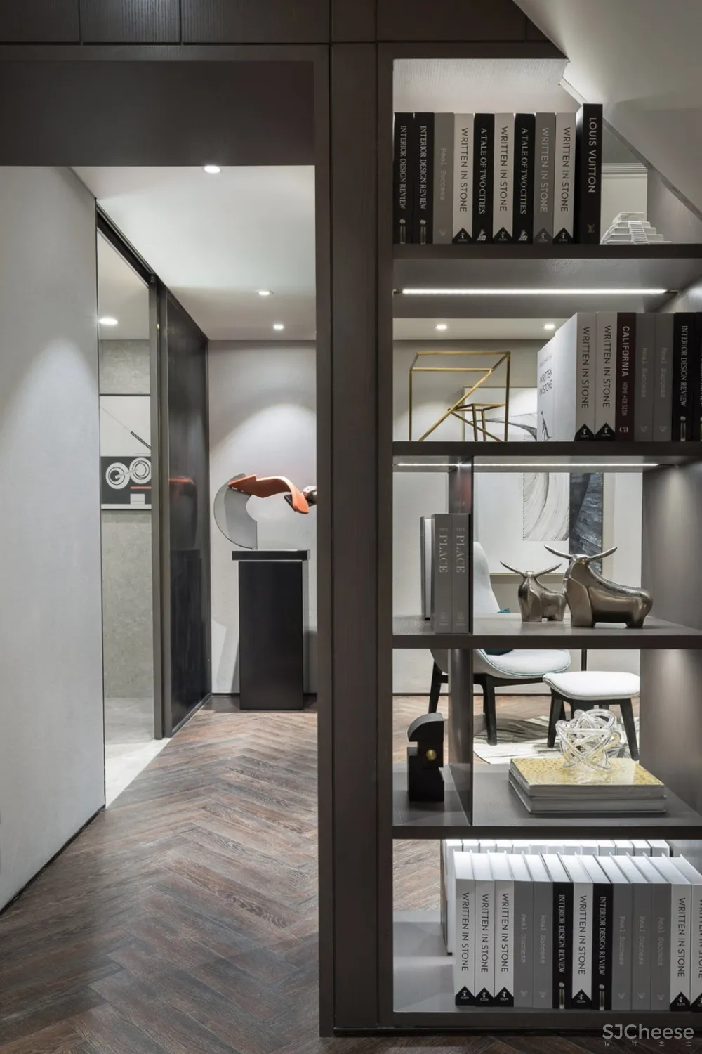 254㎡高级灰顶级样板间设计丨演绎绅士生活格调