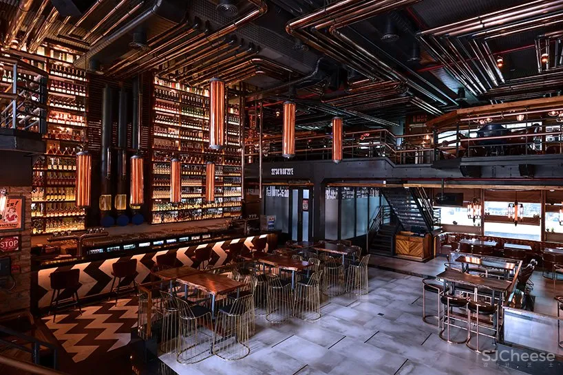 灵感来自炼油厂，refinery 091音乐酒吧 Nexus Design