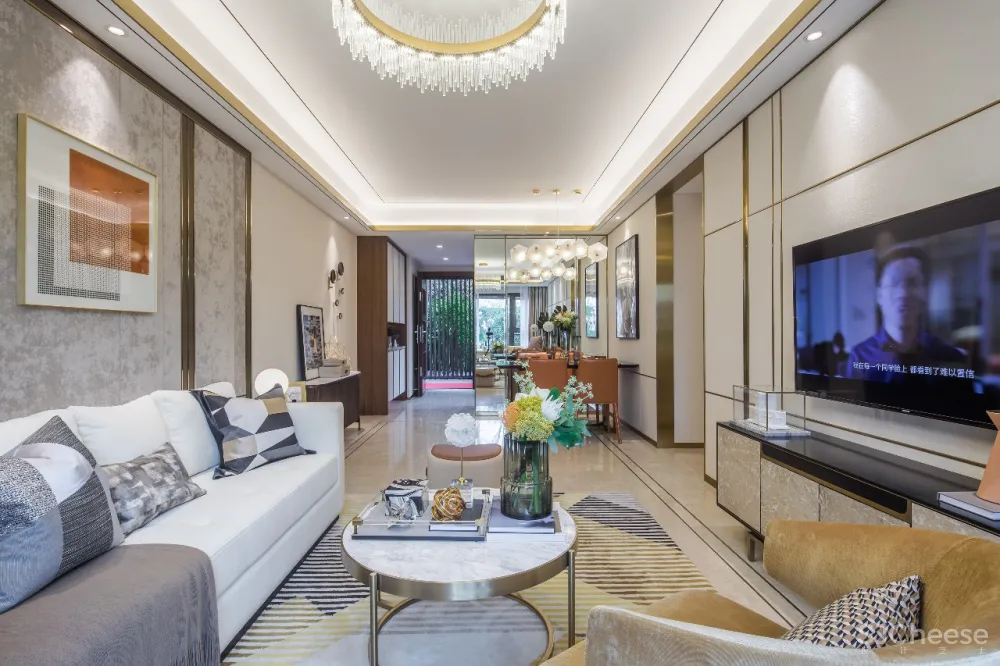 【SEPD圣易文设计】 诗意现实主义三套样板间设计落地方案