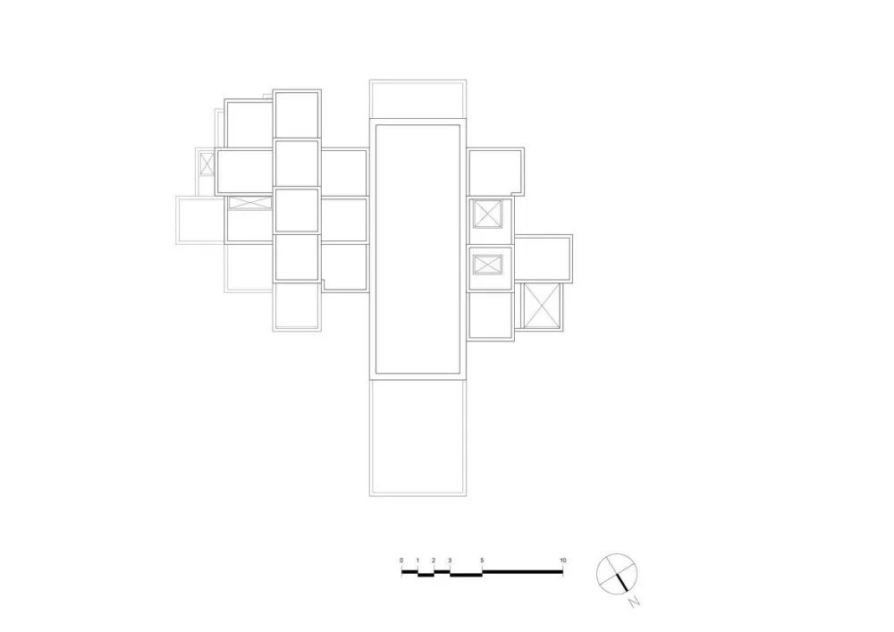 西班牙海滨，打造纯白的T 台别墅 / NOMO STUDIO