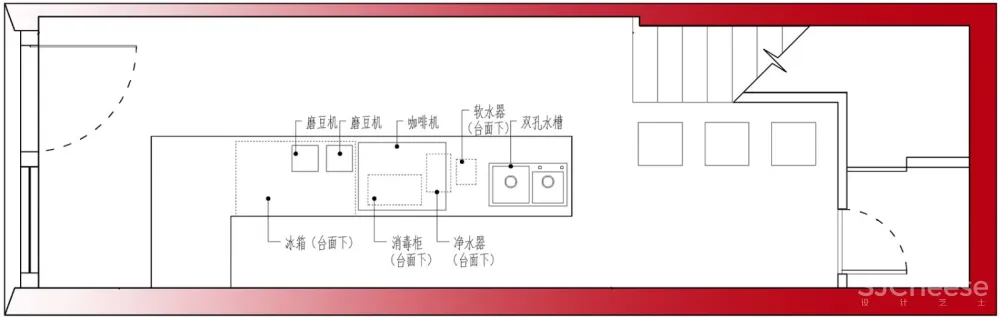 咖啡情景剧 – 105 Cafe空间设计，上海 / 锦莳设计