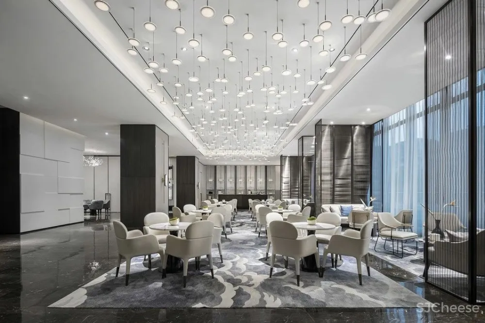 最美高级灰售楼处设计丨别具一格的水墨禅境