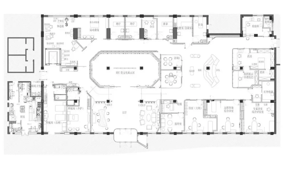 一场情绪与空间的对话,北京同仁堂粹和康养体验中心 AFFD设计事务所
