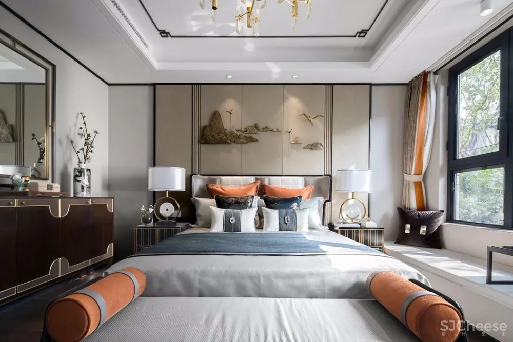 两套很赞的新中式样板间设计丨探索中国文化的源头