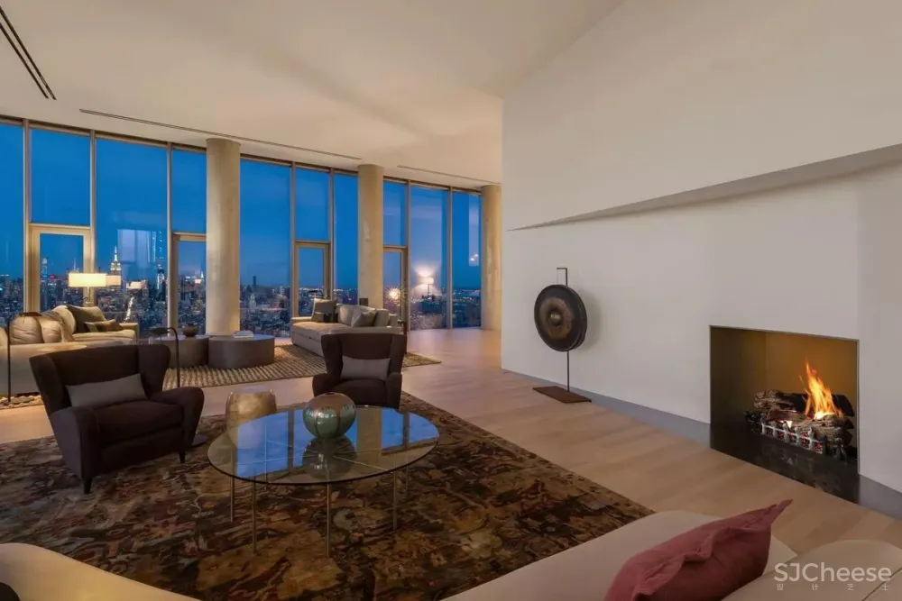 售价2亿的顶层公寓丨装修的不像精装房