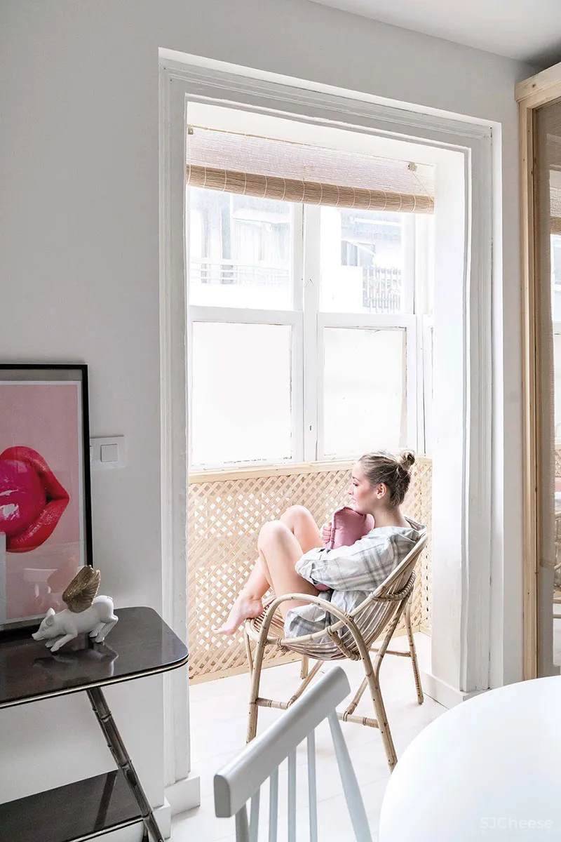 西班牙一间45平米迷人loft女孩公寓