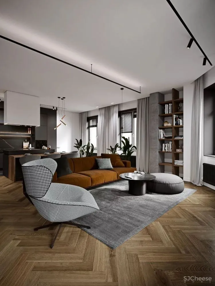 110m²住宅,总给人低调不凡的感觉! Denis Krasikov