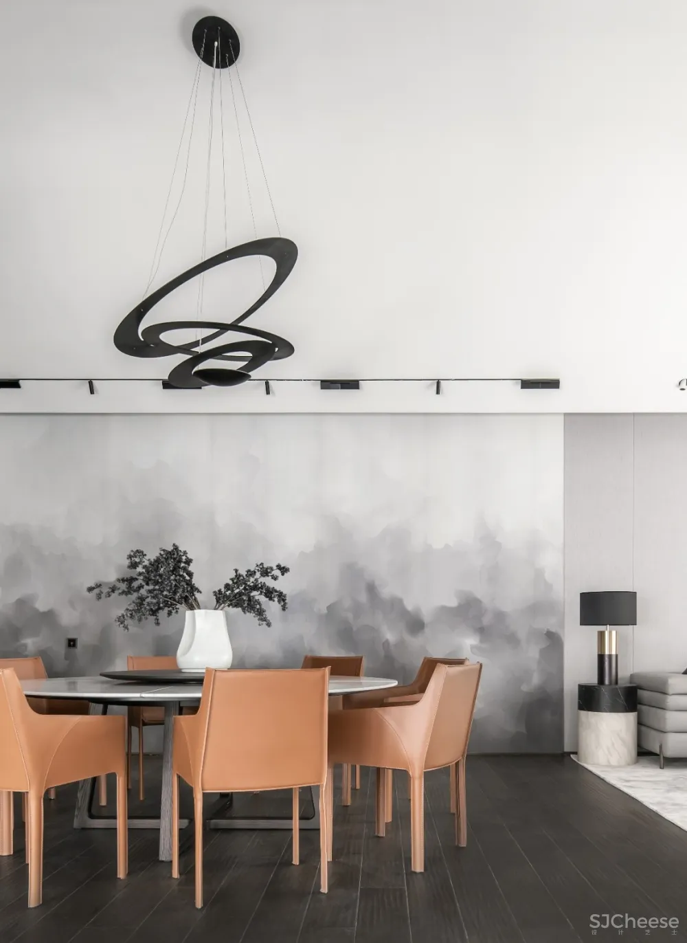 集艾设计 LSD联袂新作 1000㎡ 纯粹主义 顶级豪宅设计落地方案