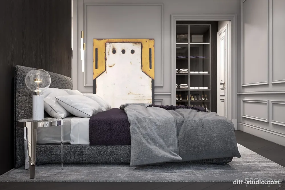 巴黎高级灰质感私宅 Diff.Studio