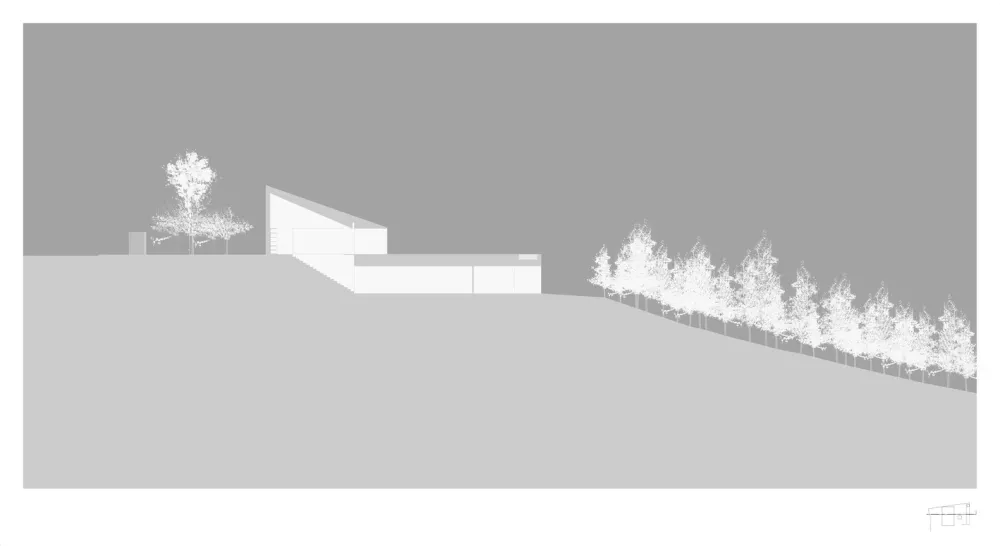 斜坡上的混凝土块 / Pereda Pérez Arquitectos