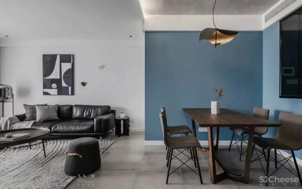 《蓝染》145㎡弥漫浪漫气息的家 晓安设计