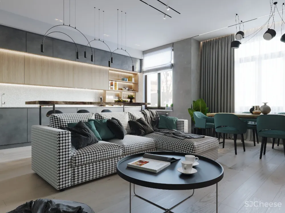 现代简约，多彩居住空间设计