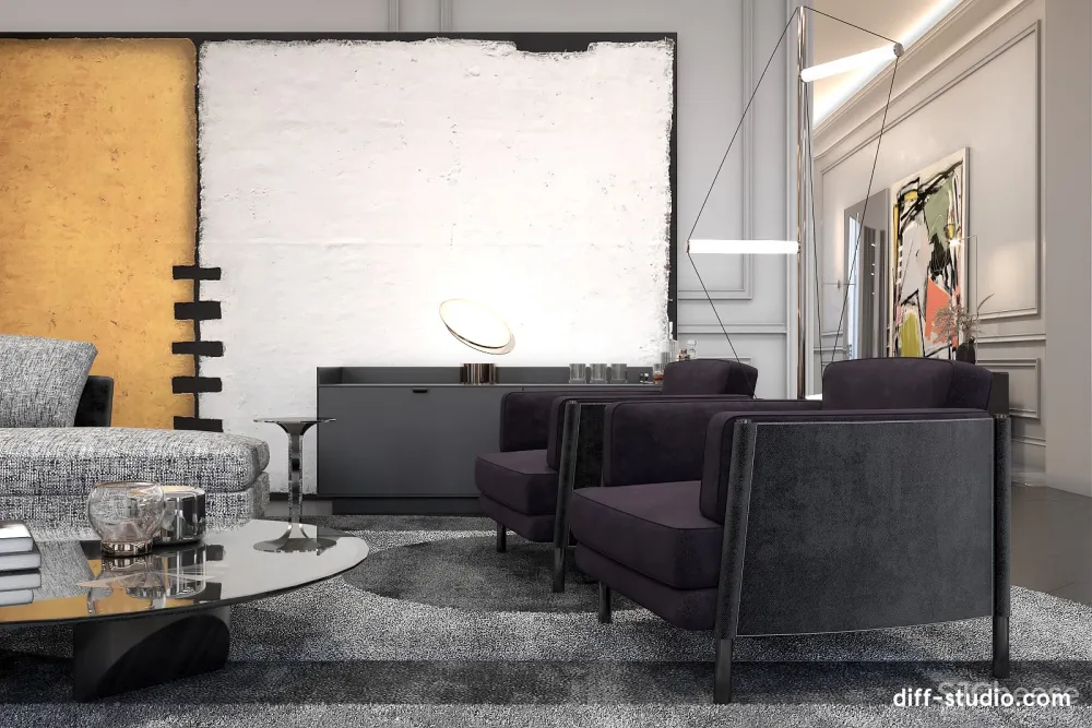 巴黎高级灰质感私宅 Diff.Studio