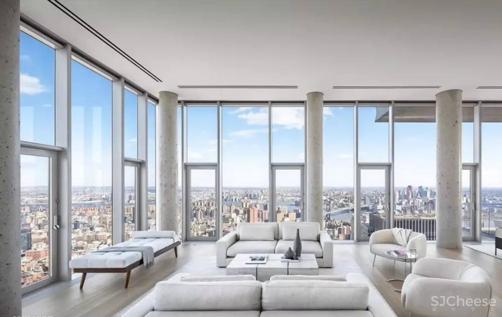 售价2亿的顶层公寓丨装修的不像精装房