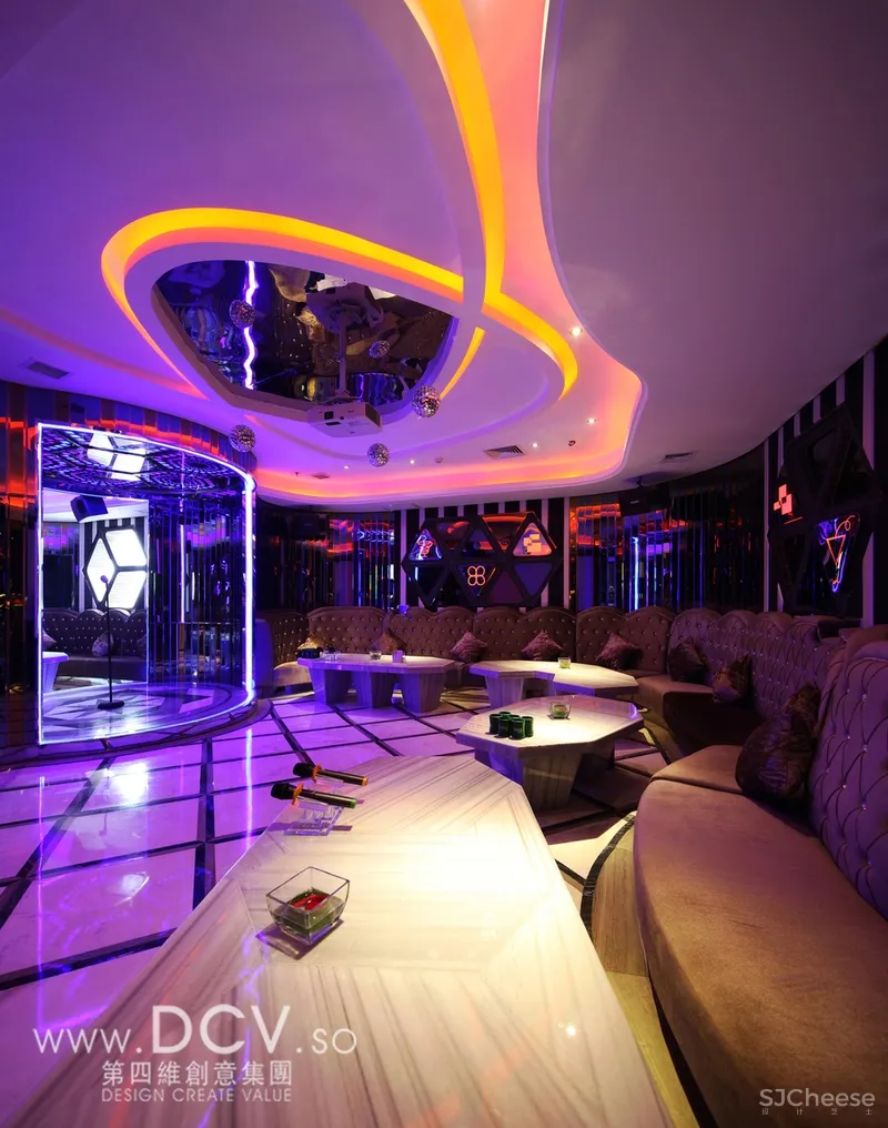 西安 高品质娱乐方糖量贩经典主题情景KTV高端设计