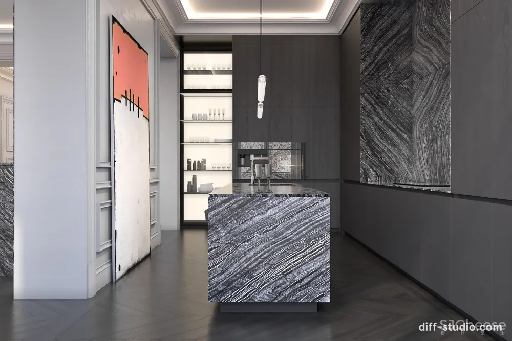 巴黎高级灰质感私宅 Diff.Studio