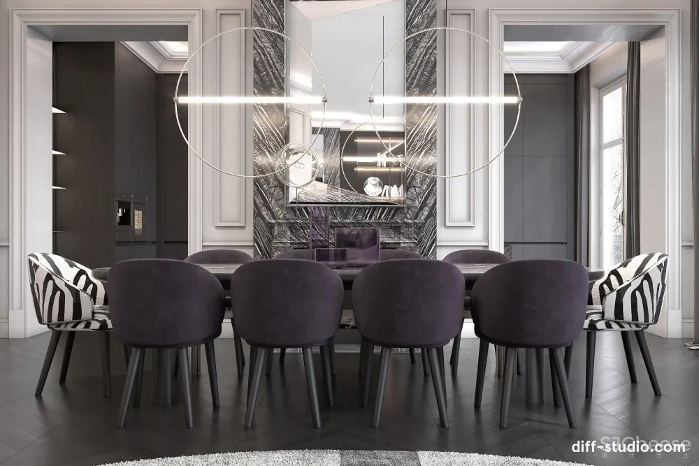 巴黎高级灰质感私宅 Diff.Studio