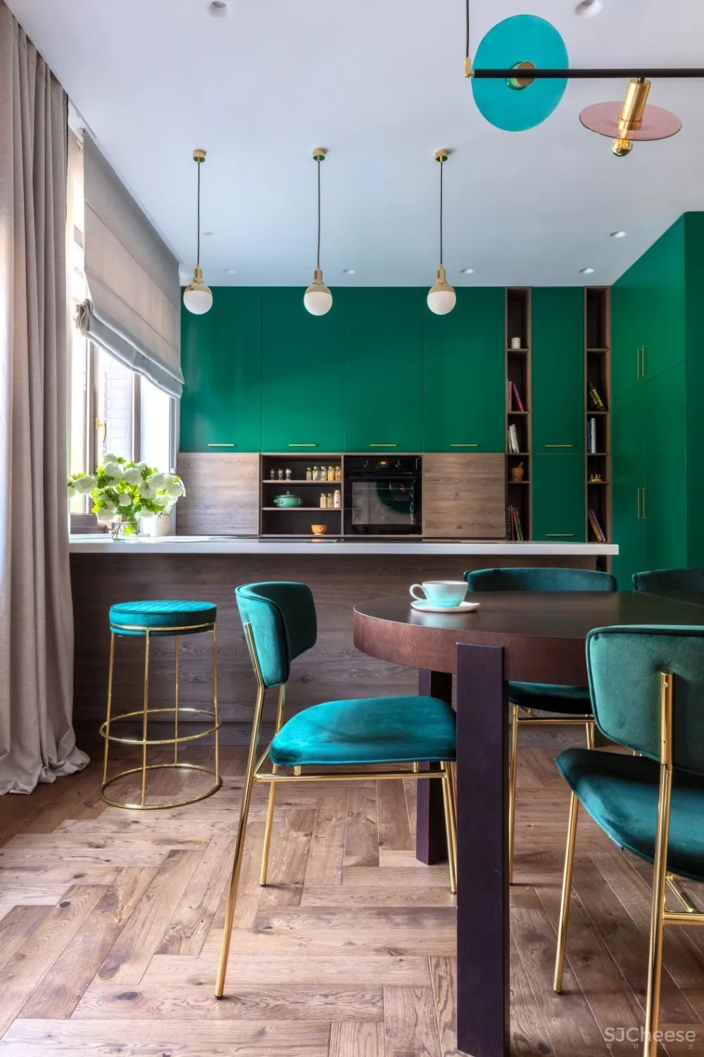 阿拉木图105m²轻奢怀旧风公寓 Danara Akhmetova