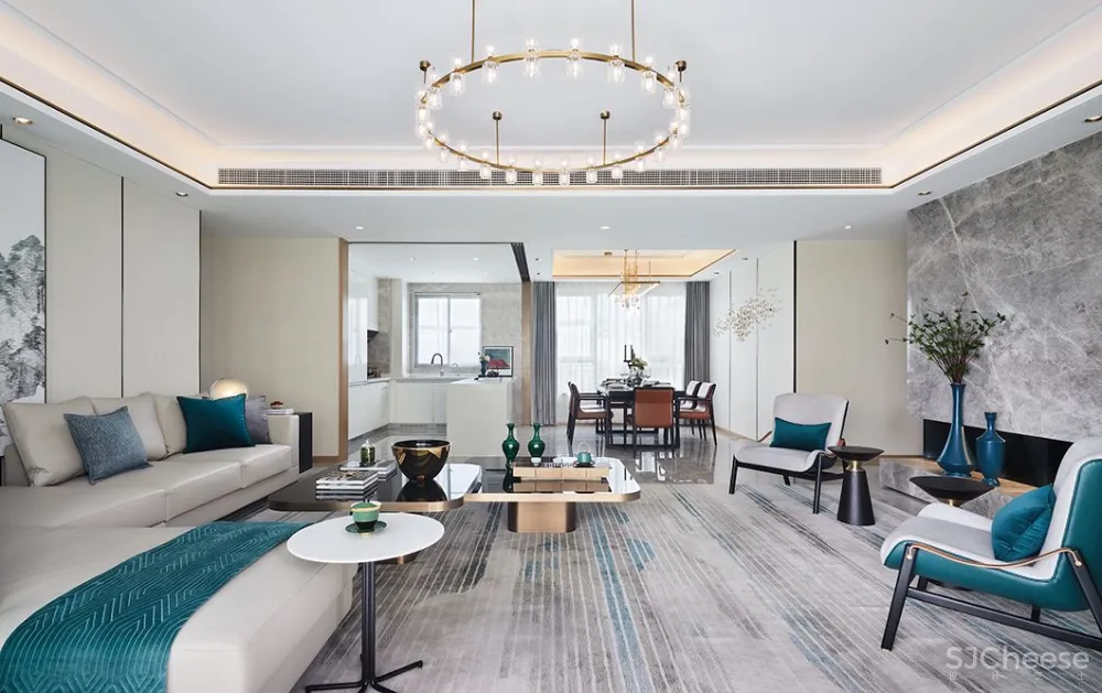 188㎡人文轻奢范,演绎气质非凡的格调! 方磊新作