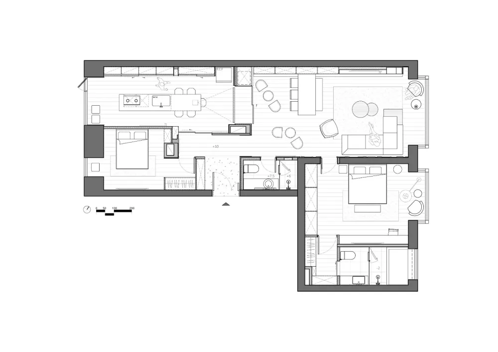 通透之所－生活、工作的交织变幻 竹工凡木设计研究室