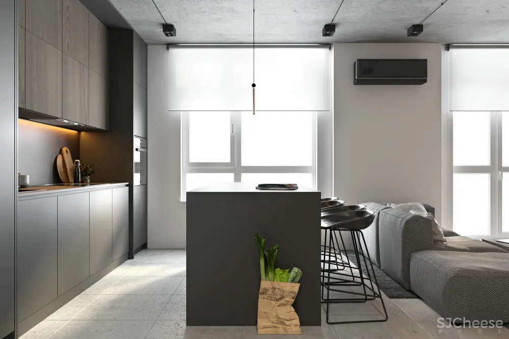 国外超赞的公寓，极简工业风！