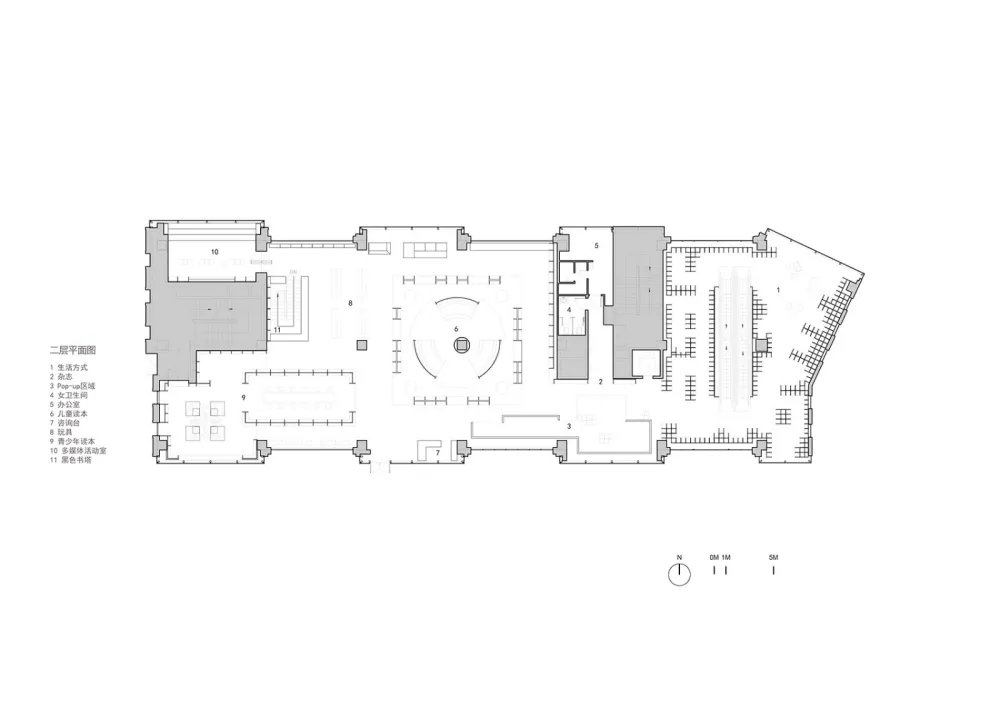 Page One 北京坊书店室内设计 / 直向建筑