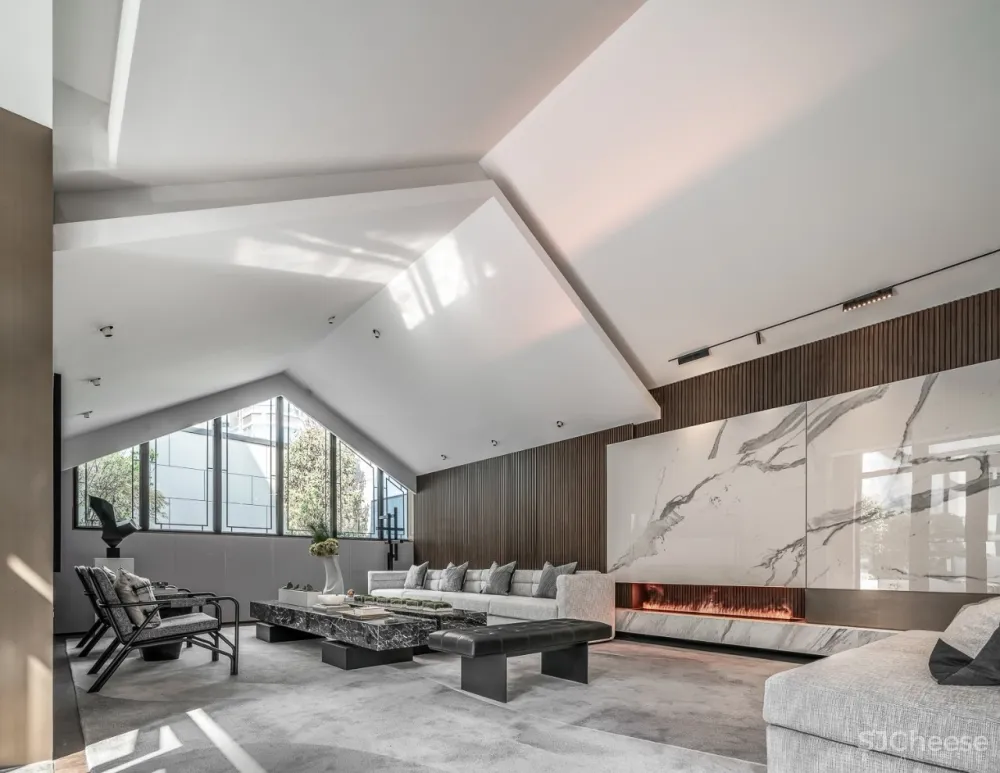 集艾设计 LSD联袂新作 1000㎡ 纯粹主义 顶级豪宅设计落地方案