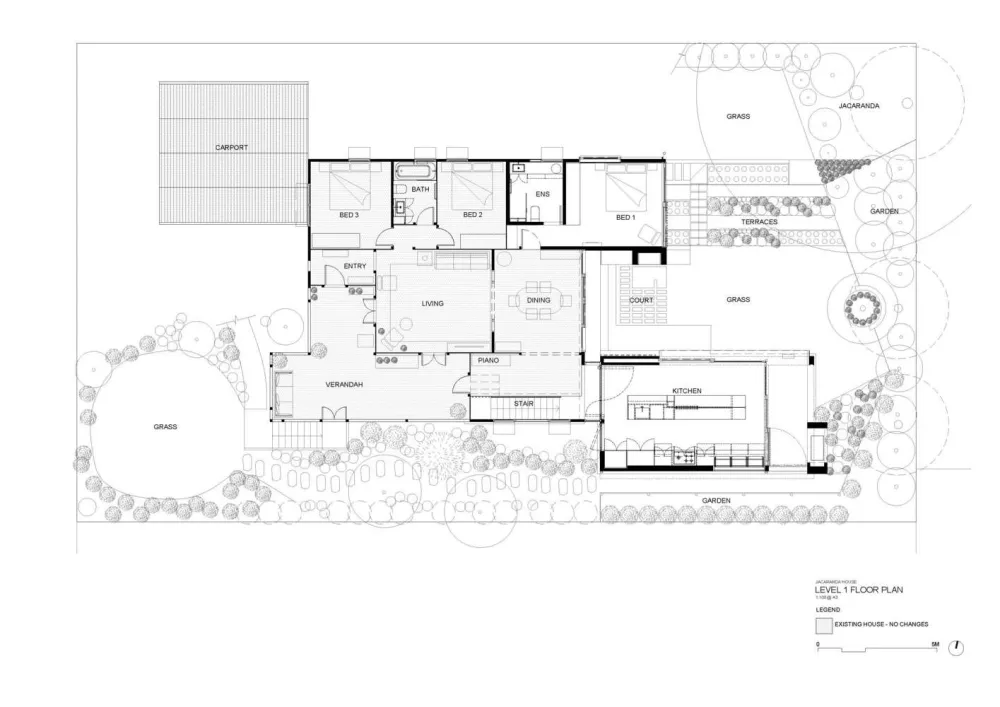 蓝花楹之家，白色住宅体现南澳风情 / SP Studio