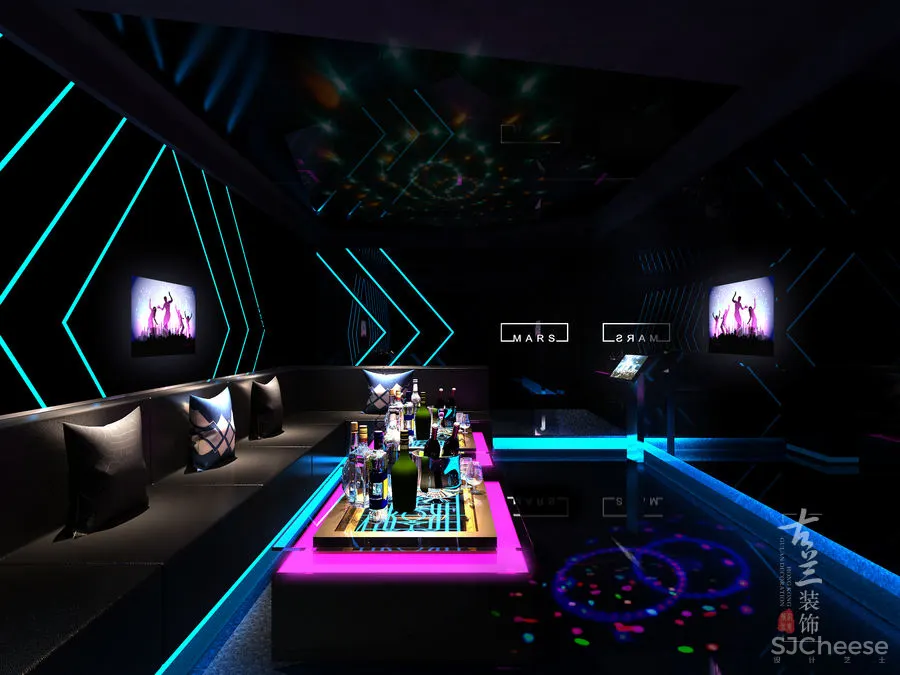 资中Marks KTV装修 成都特色ktv装修公司