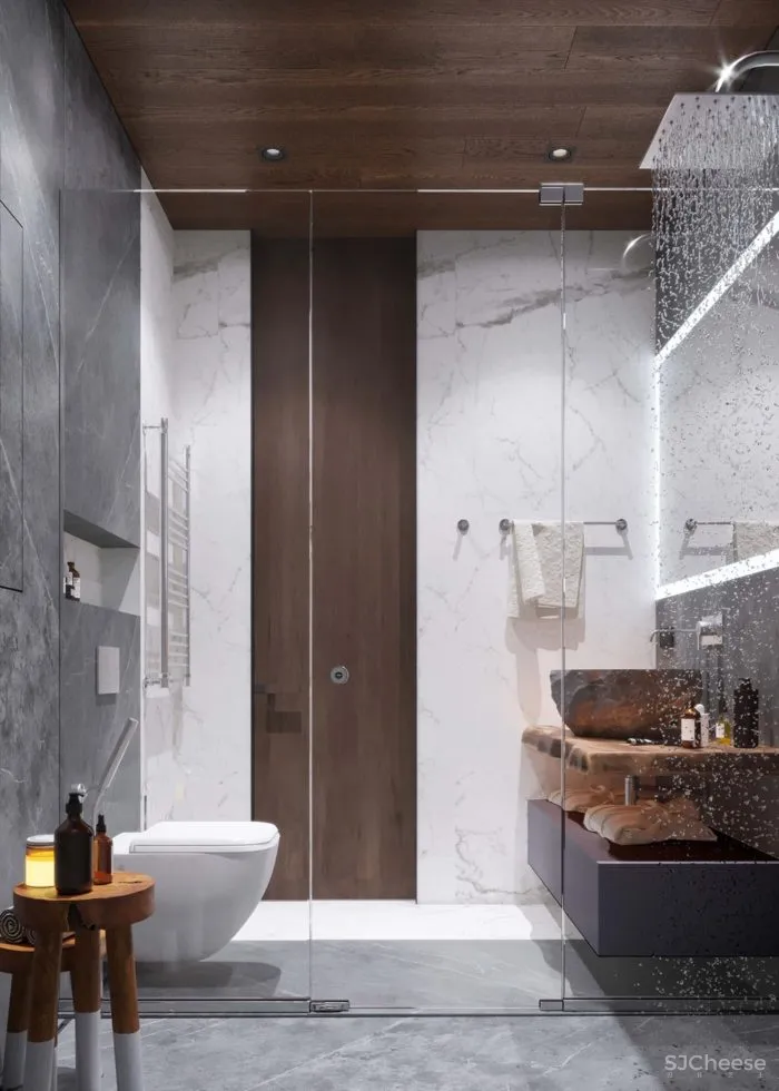 莫斯科117m²年轻女孩的现代风公寓 Geometrium